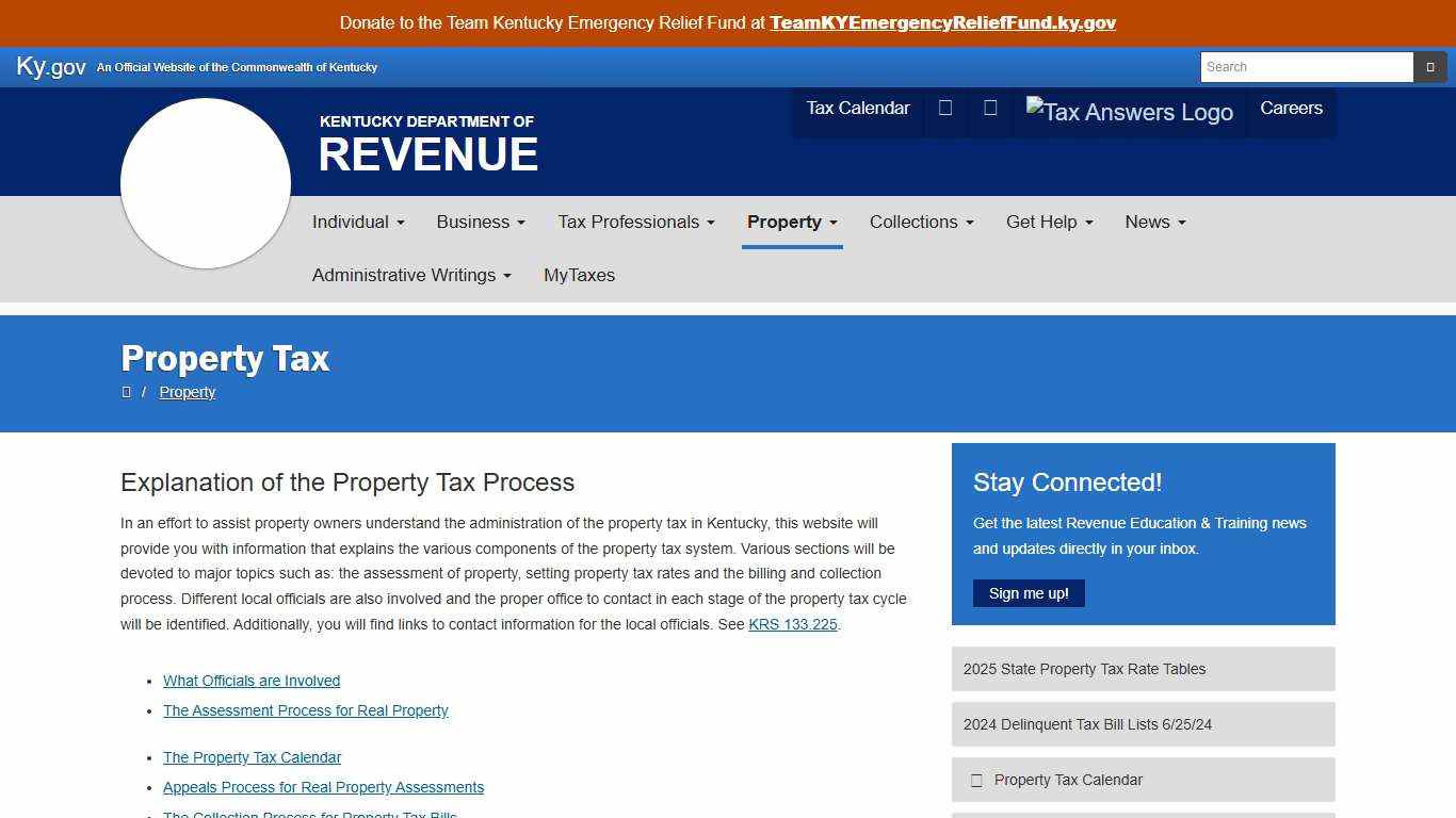 Property Tax - Department of Revenue