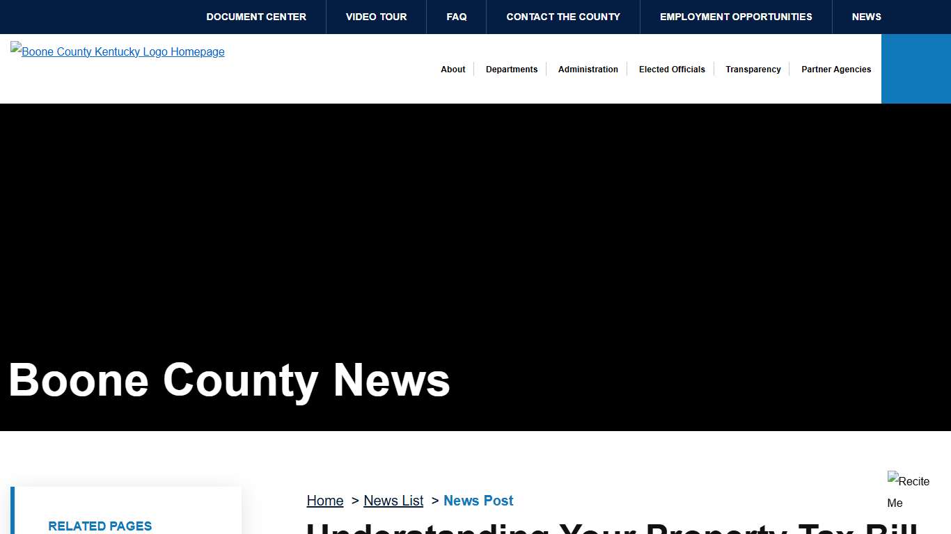 Understanding Property Tax Bills